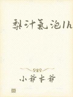 梨汁气泡1h1封面