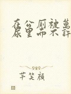 在公厕被万人c尿里面不许漏