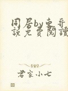 同居by东哥小说免费阅读全文无弹窗封面