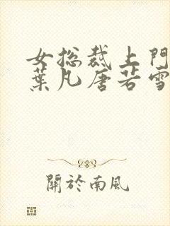 女总裁上门女婿叶凡唐若雪