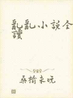 乱乱小说全文阅读