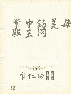 掌中的美母第一版主网