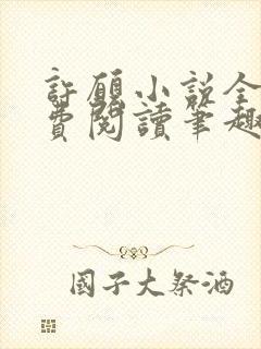 许愿小说全文免费阅读笔趣阁封面