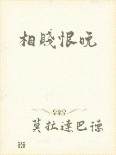 相贱恨晚