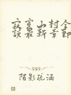 寂寞山村全部小说最新章节