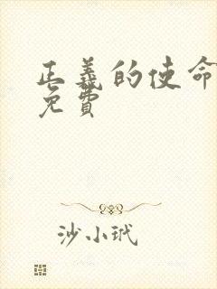 正义的使命全文免费