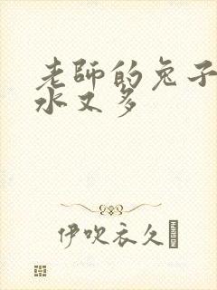 老师的兔子又软水又多