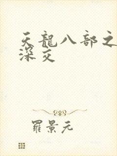 天龙八部之极乐深交封面