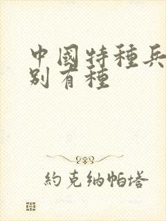 中国特种兵之特别有种封面