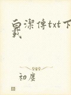 白洁传txt下载封面