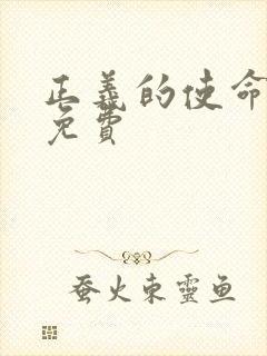 正义的使命全文免费