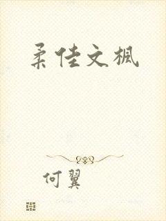 柔佳文枫封面