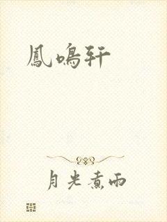 凤鸣轩封面