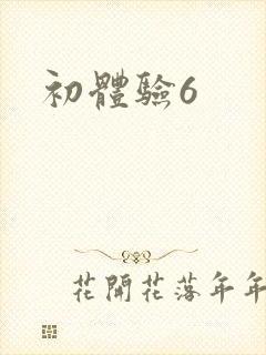 初体验6