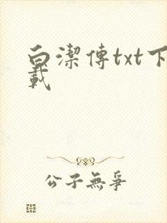 白洁传txt下载封面