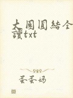 大团圆结全文阅读txt封面