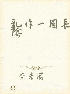 乱作一团长日光阴