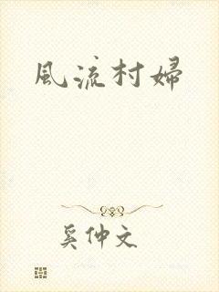 风流村妇封面
