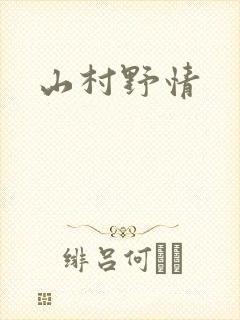 山村野情封面