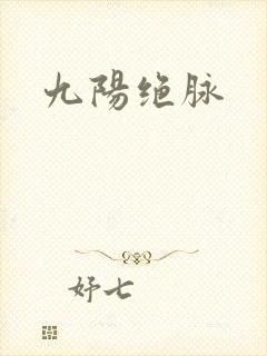 九阳绝脉封面