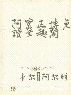 阿宾正传免费阅读笔趣阁