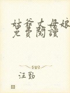 姑爷丈母娘小说免费阅读