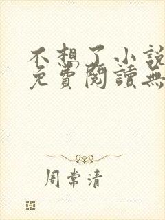 不想了小说全文免费阅读无弹窗