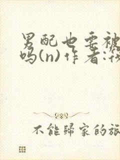 男配也要被爆炒吗(n)作者:筏喻