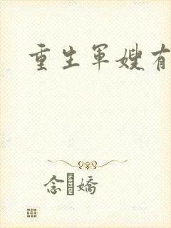 重生军嫂有空间