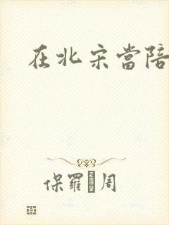 在北宋当陪房