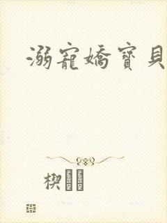 溺宠娇宝贝封面