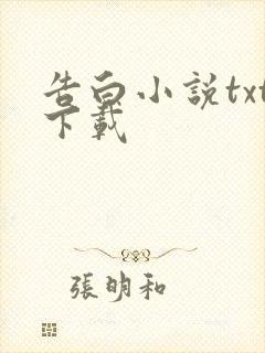 告白小说txt下载