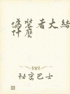 伪装者大结局是什么封面