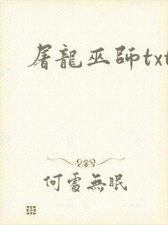 屠龙巫师txt