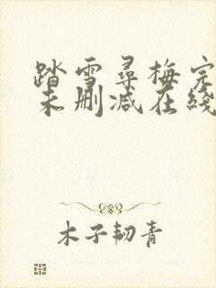 踏雪寻梅完整版未删减在线免费观看