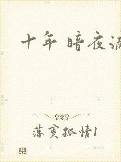 十年 暗夜流光