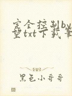 完全控制by天望txt下载笔趣阁