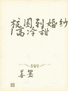 校园到婚纱1V1高冷甜