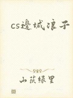 cs边城浪子