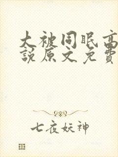 大被同眠高粱小说原文免费阅读