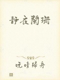 静夜阑珊