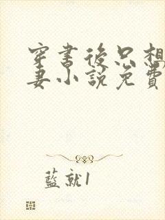 穿书后只想当娇妻小说免费阅读