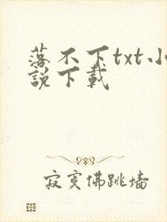 落不下txt小说下载