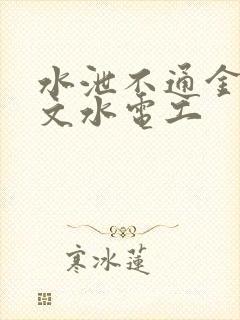 水泄不通金银原文水电工