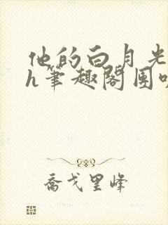 他的白月光hvh笔趣阁团叽叽