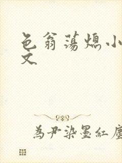 色翁荡熄小说全文