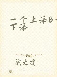 一个上添B一个下添