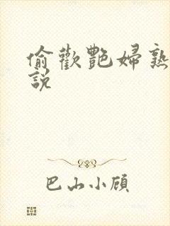 偷欢艳妇熟女小说封面