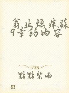 翁止熄痒苏钥第9章的内容封面