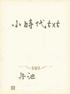 小时代txt封面